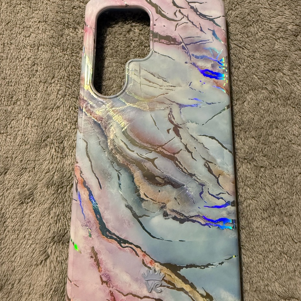 Velvet Caviar Holo Moonstone Marble Phone Case